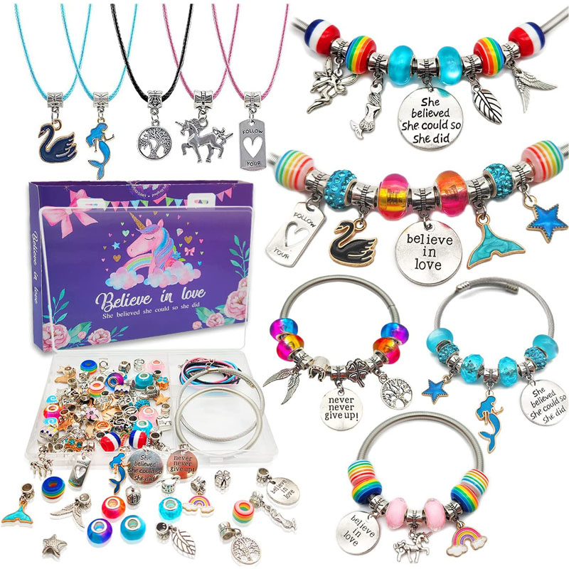 Charm Armband Making Kit Kids DIY Kunsvlyt