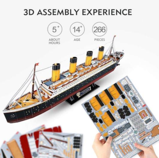 Gedetailleerde ontwerp papier legkaart DIY Stadium 3D legkaart model